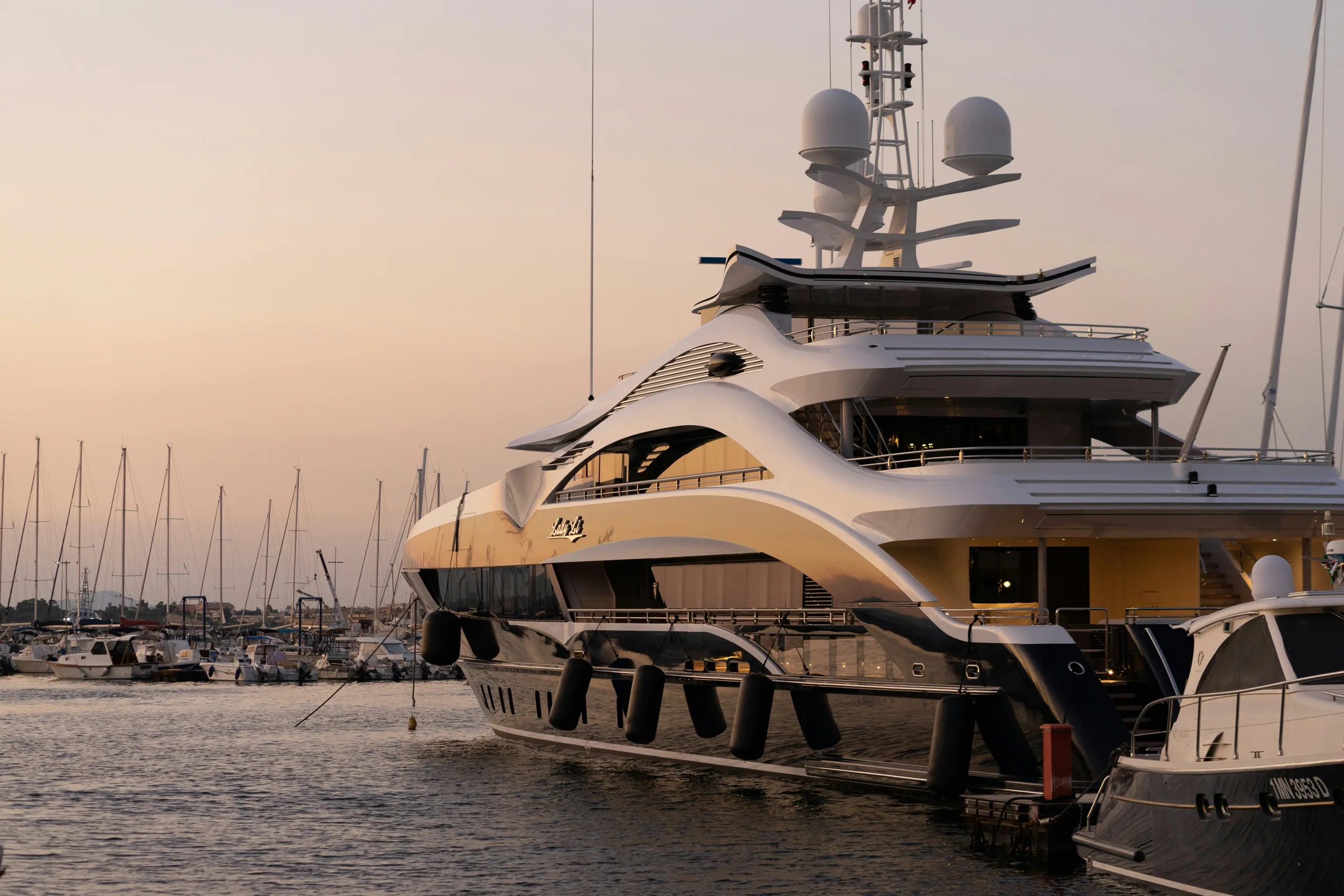 Private luxury yacht