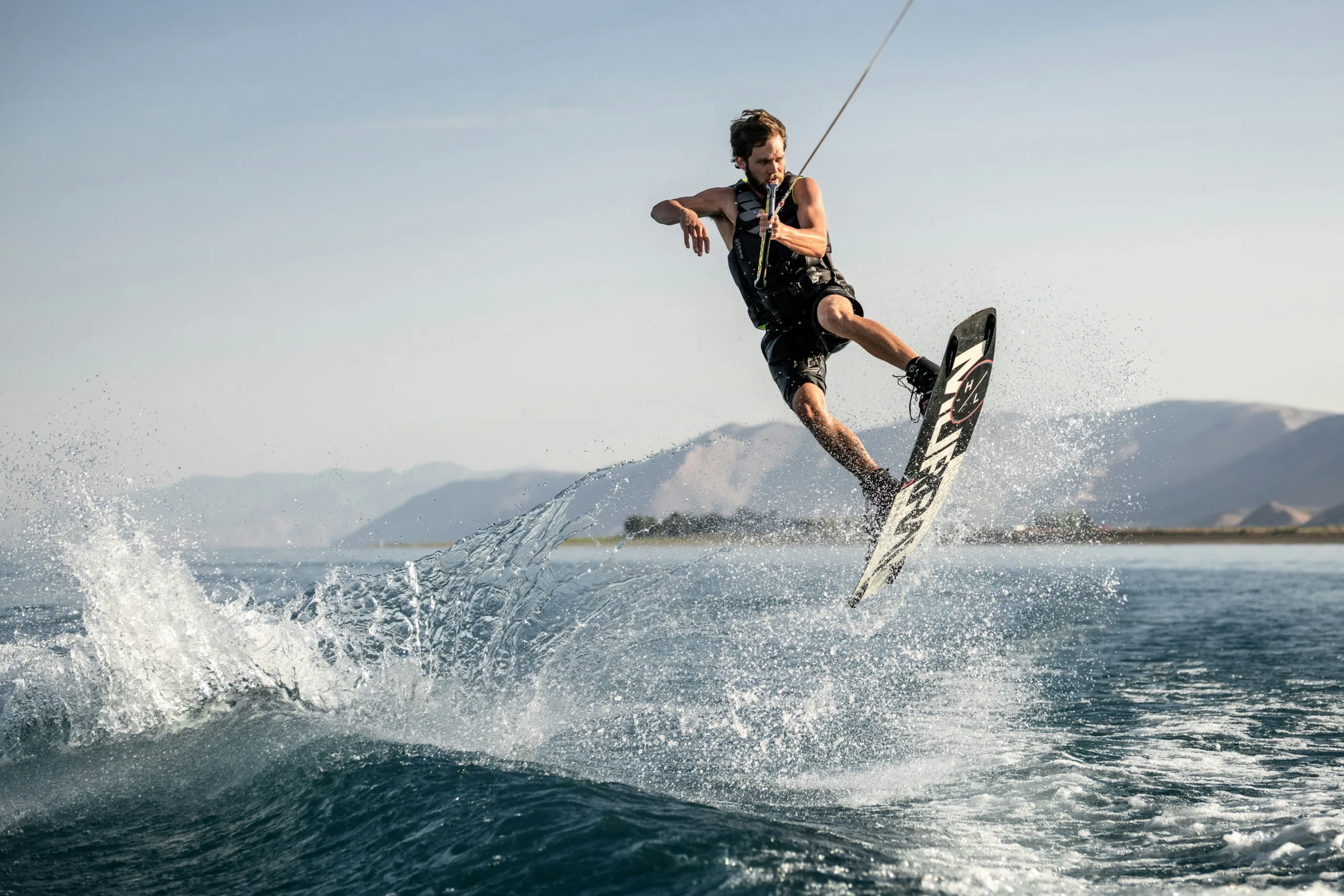 Wakeboarding run