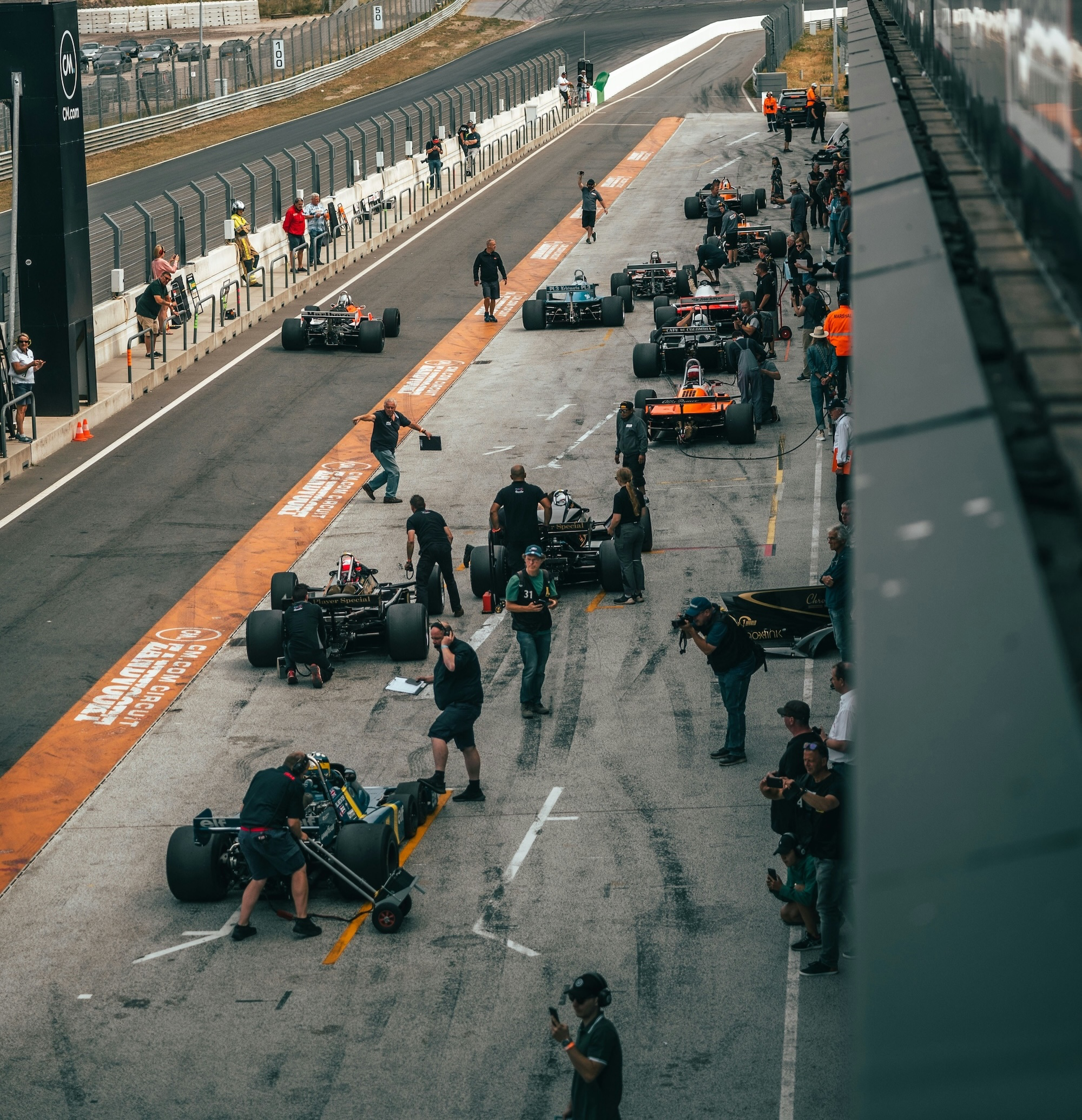 Behind the race